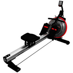 Life Fitness Row GX Trainer, Silver/Black/Red